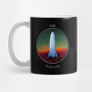 Explorers Welcome To The Mars Mug